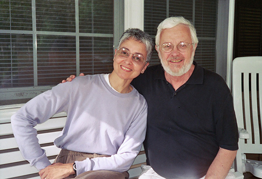 Adrian Piper and Ned McClennen, Cape Cod 2004. Photocredit: Ellen Esrock